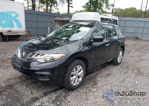 2012 Nissan Murano Sv из США, поврежденный, VIN JN8AZ1MW7CW210101